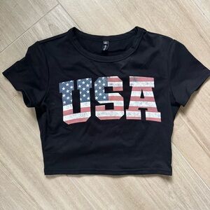 USA Crop Top XS